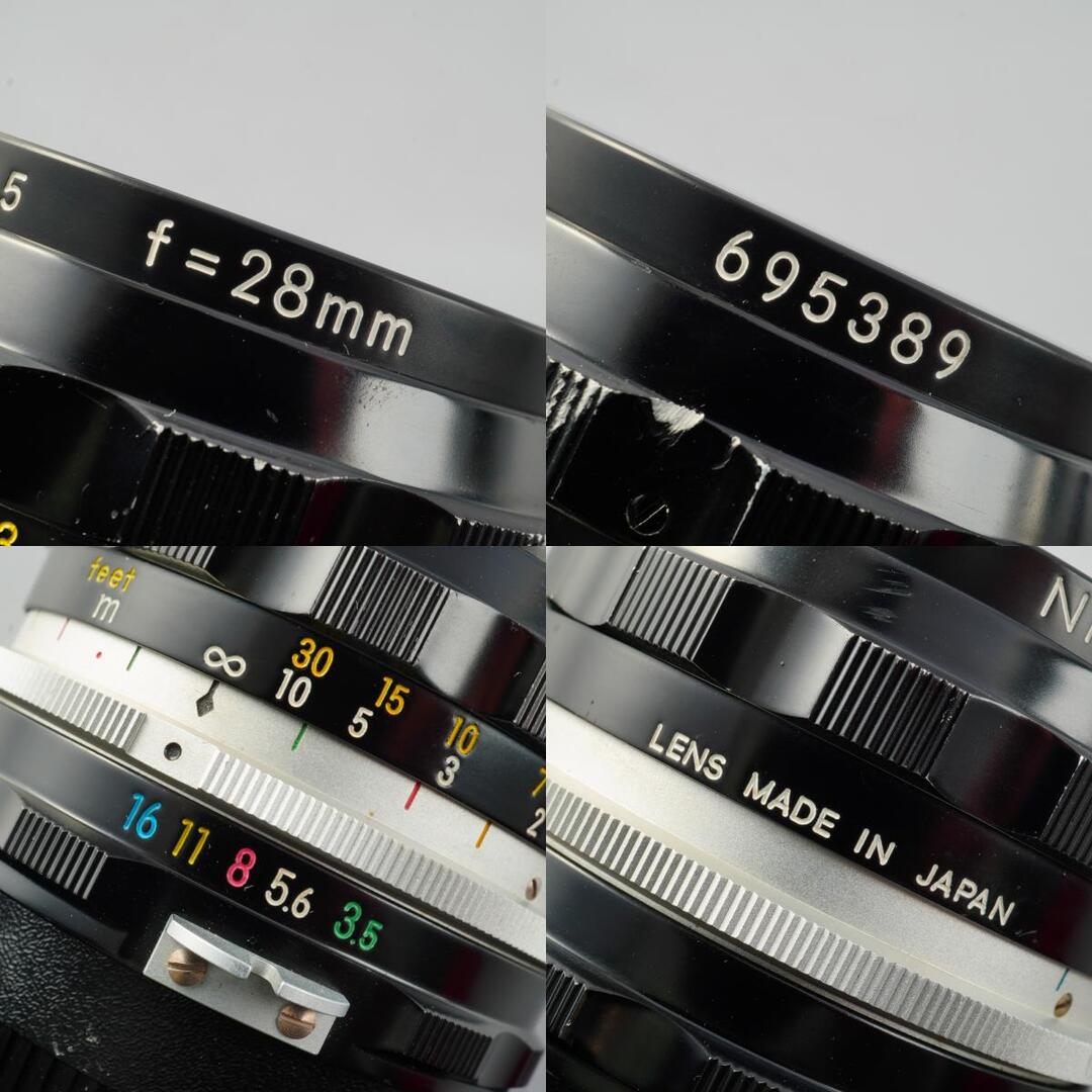 Nikon Ai NIKKOR-H Auto 28mm f3.5 - Filem.sg