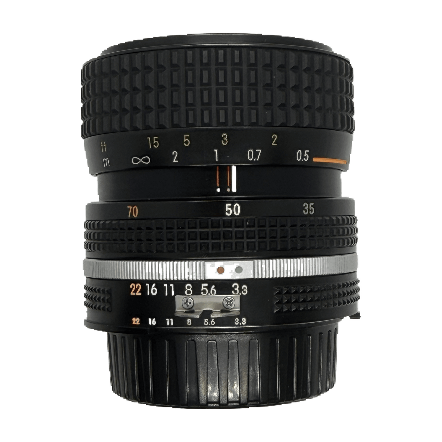 Nikon Zoom-Nikkor 35-70mm f/3.3-4.5, side