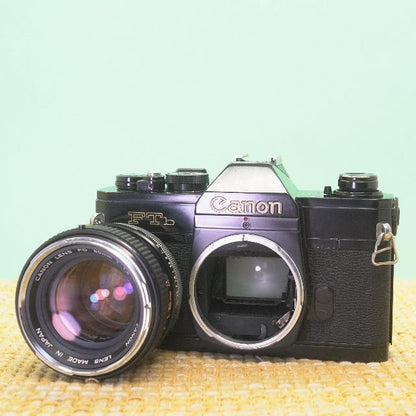 Canon FTb-N 50mm F1.4 (Black) - Filem.sg