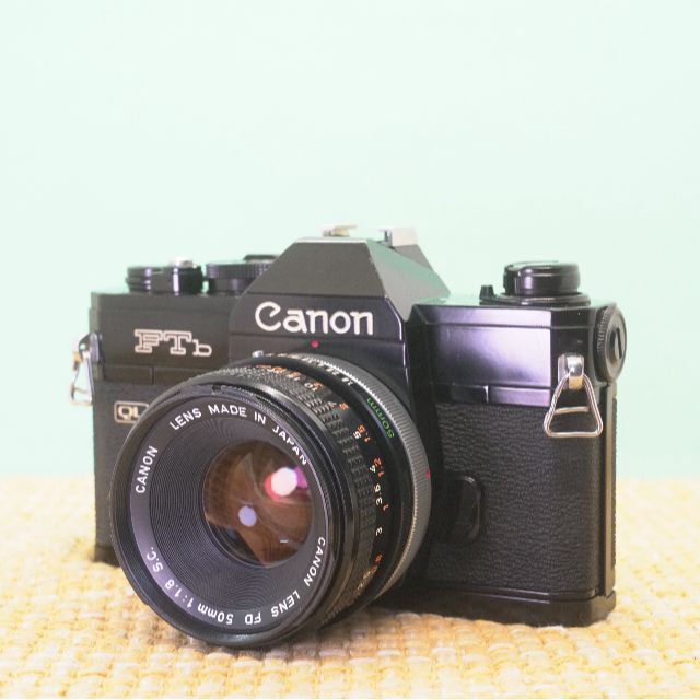 Canon FTb-N 50mm F1.8 (Black) - Filem.sg