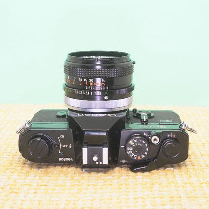 Canon FTb-N 50mm F1.8 (Black) - Filem.sg