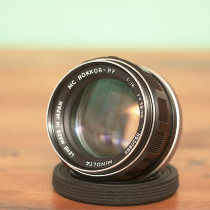 Minolta MC ROKKOR-PF 58mm f1.4 - Filem.sg