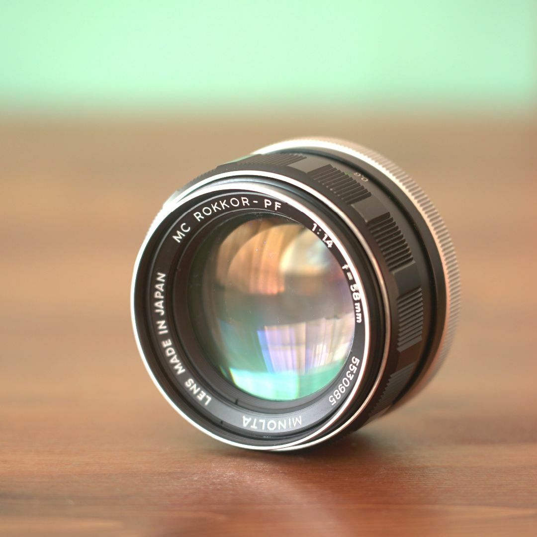 Minolta MC ROKKOR-PF 58mm f1.4 - Filem.sg