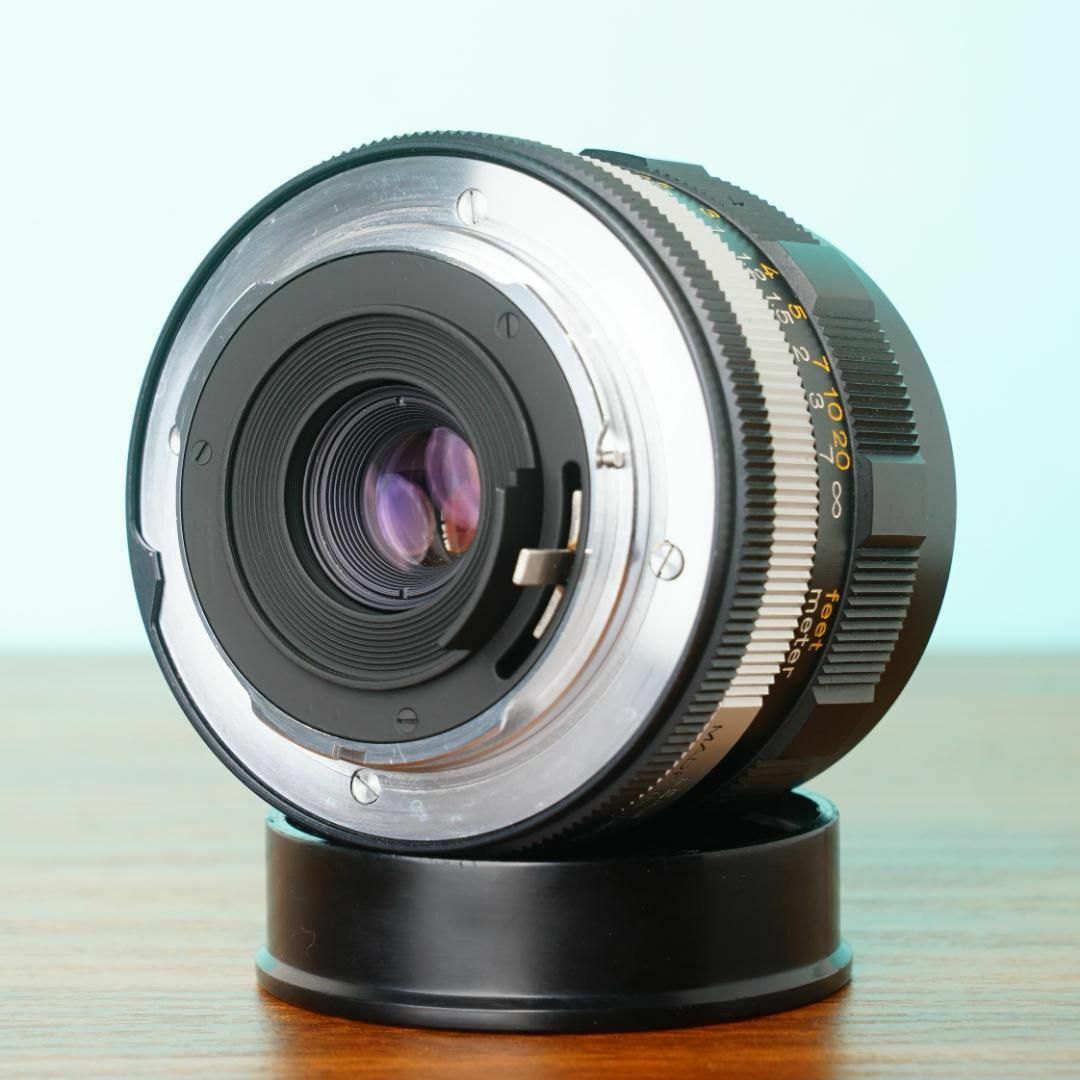 Konica Hexanon 28mm f3.5 AR with case - Filem.sg