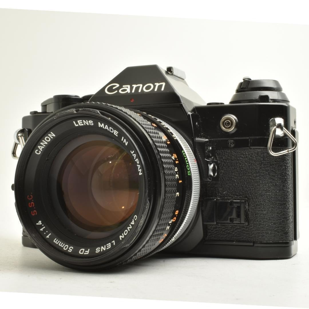 Canon AE-1 50mm f1.4 (Black) - Filem.sg