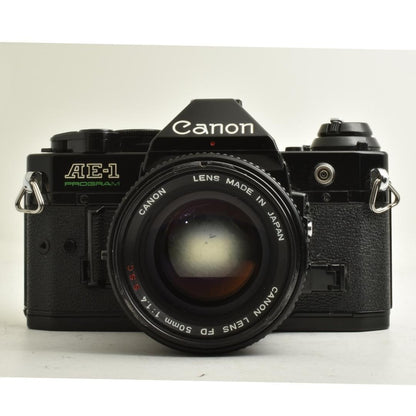 Canon AE-1 50mm f1.4 (Black) - Filem.sg
