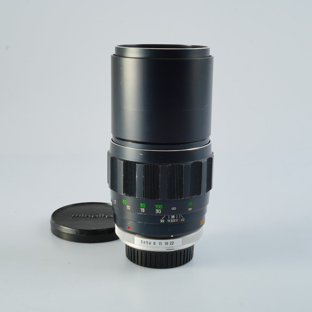 Minolta MC TELE ROKKOR-QF 200mm f3.5 - Filem.sg