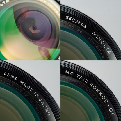 Minolta MC TELE ROKKOR-QF 200mm f3.5 - Filem.sg