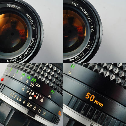 Minolta MC ROKKOR-PG 50mm f1.4 - Filem.sg