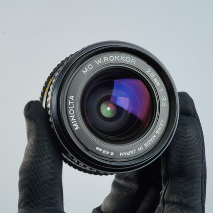 Minolta MD W.ROKKOR 28mm f3.5 - Filem.sg