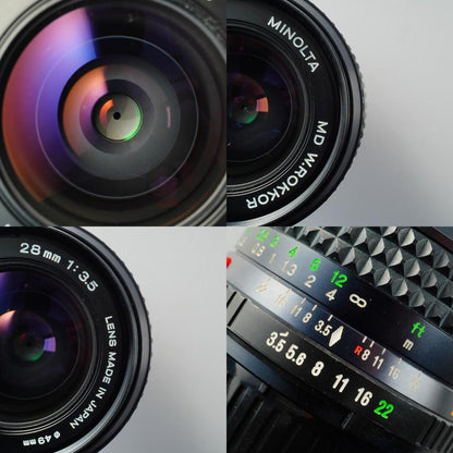 Minolta MD W.ROKKOR 28mm f3.5 - Filem.sg