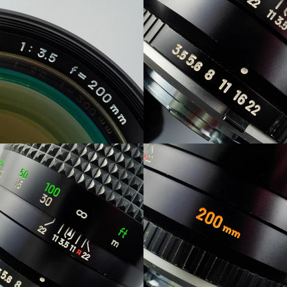 Minolta MC TELE ROKKOR-QF 200mm f3.5 - Filem.sg