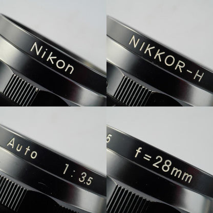 Nikon Ai NIKKOR-H Auto 28mm f3.5 - Filem.sg