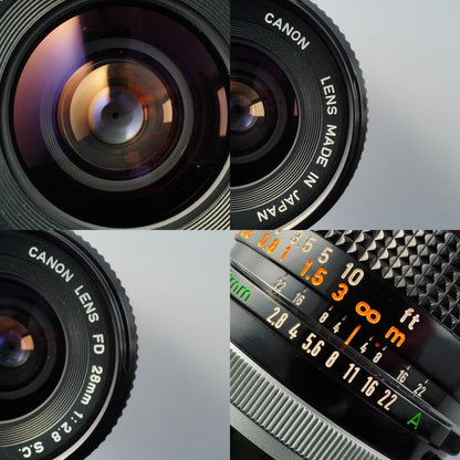 Canon FD 28mm f2.8 S.C. - Filem.sg