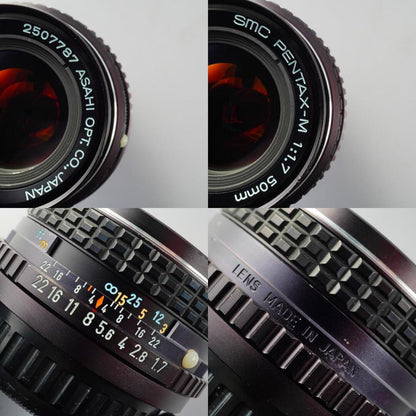 SMC Pentax M 50mm f1.7 K - Filem.sg