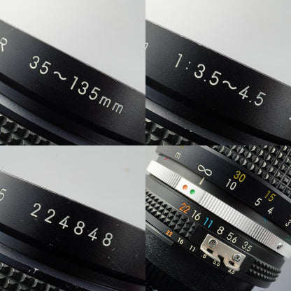 Nikon Ai-S Zoom-NIKKOR 35-135mm f3.5-4.5 - Filem.sg
