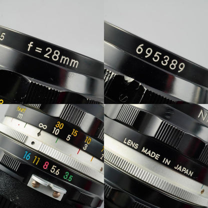 Nikon Ai NIKKOR-H Auto 28mm f3.5 - Filem.sg