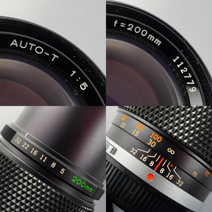 Olympus OM-SYSTEM F.ZUIKO AUTO-T 200mm f5 - Filem.sg