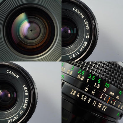 Canon New FD NFD 28mm f2.8 - Filem.sg