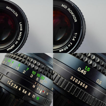 Minolta MD Rokkor 50mm f1.4 - Filem.sg