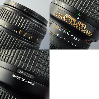Nikon AF Nikkor 70-300mm f4-5.6 D ED - Filem.sg