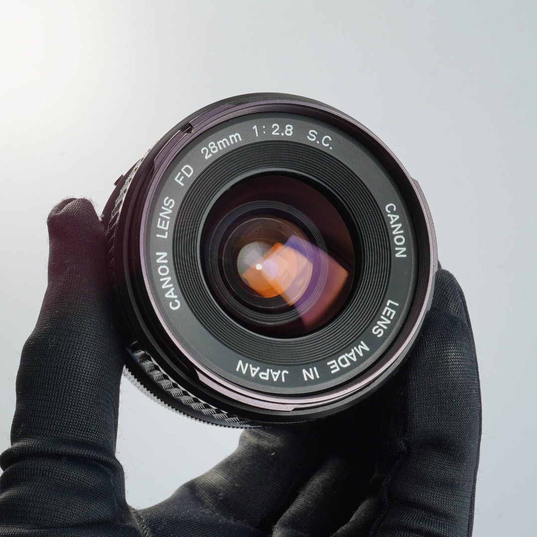 Canon FD 28mm f2.8 S.C. - Filem.sg