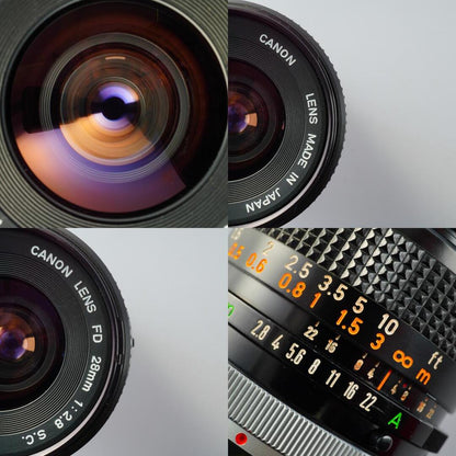 Canon FD 28mm f2.8 S.C. - Filem.sg