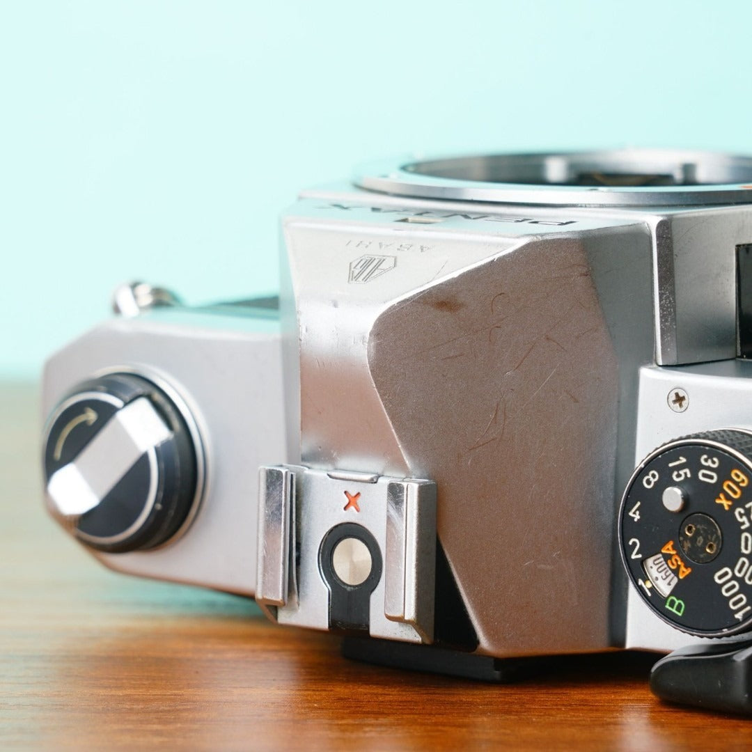 Pentax MX meter working (Silver) - Filem.sg