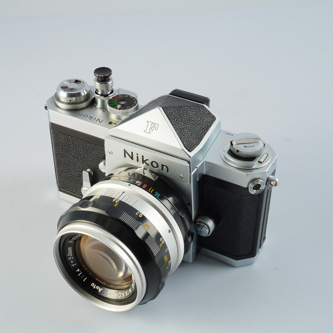 Nikon F Eyelevel Silver + Nikkor 50mm f1.4 - Filem.sg
