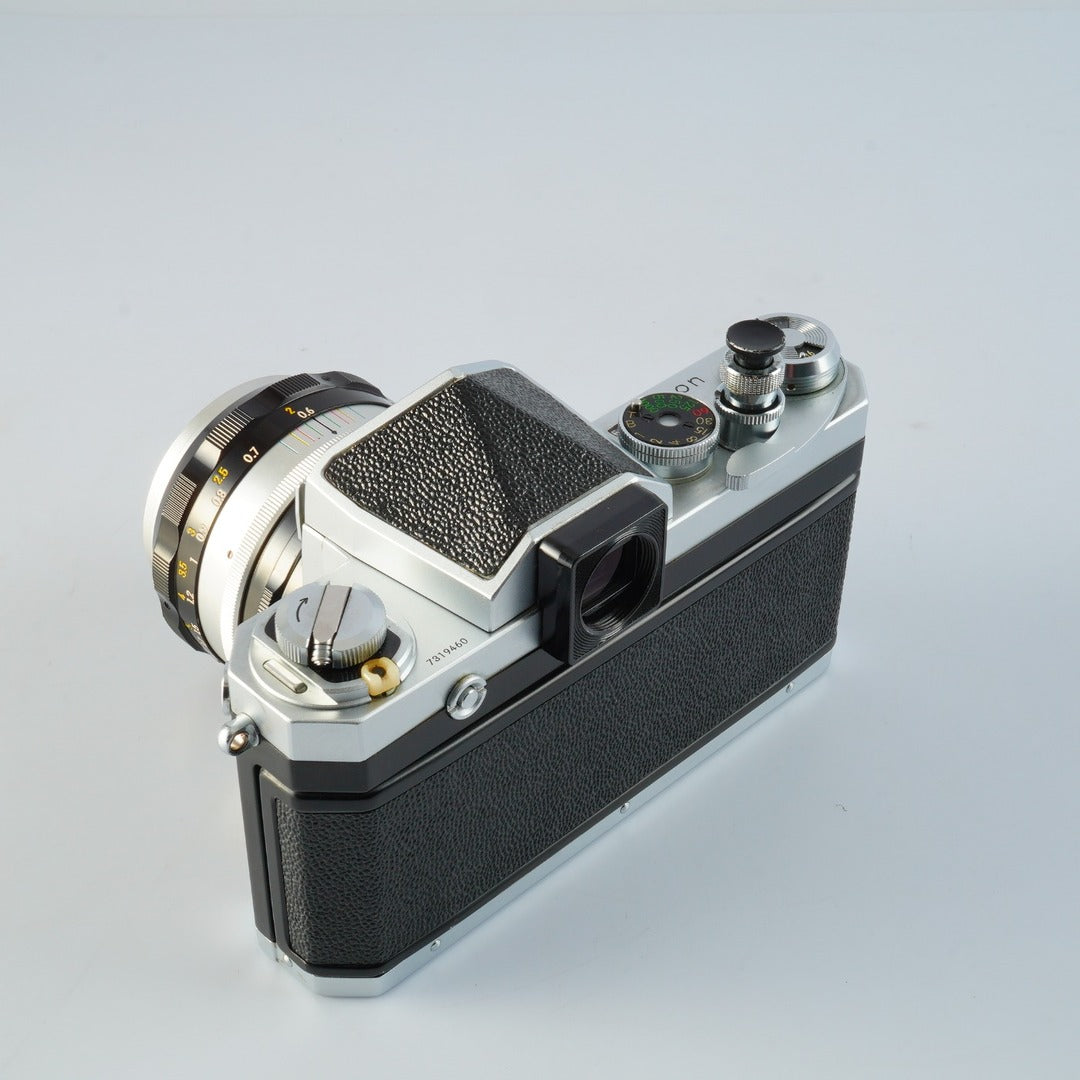 Nikon F Eyelevel Silver + Nikkor 50mm f1.4 - Filem.sg