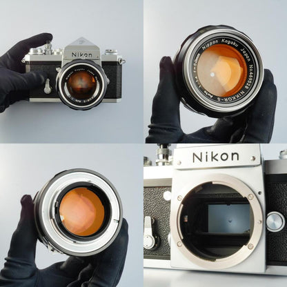 Nikon F Eyelevel Silver + Nikkor 50mm f1.4 - Filem.sg