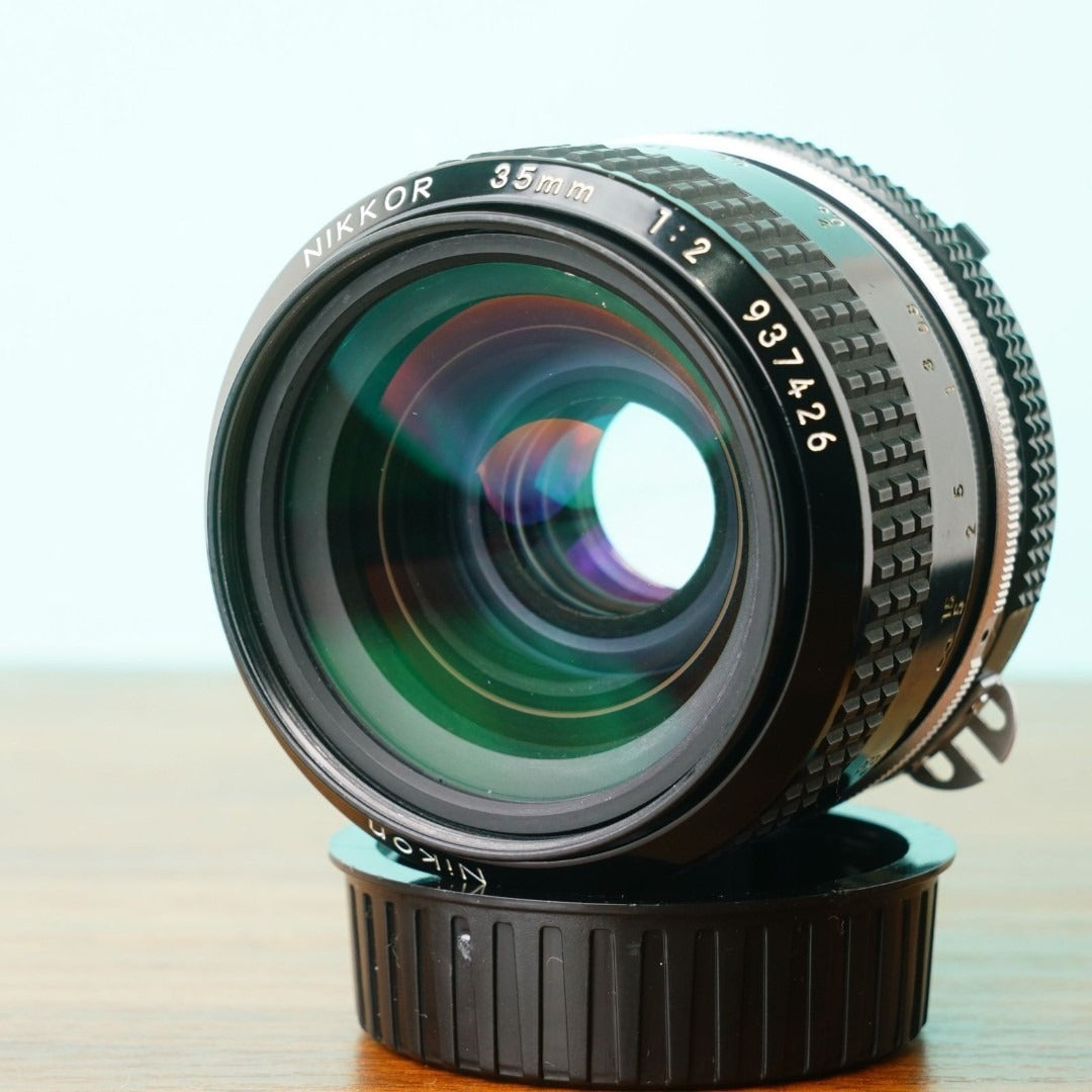 Nikon Ai Nikkor 35mm f/2 (with lens hood) - Filem.sg