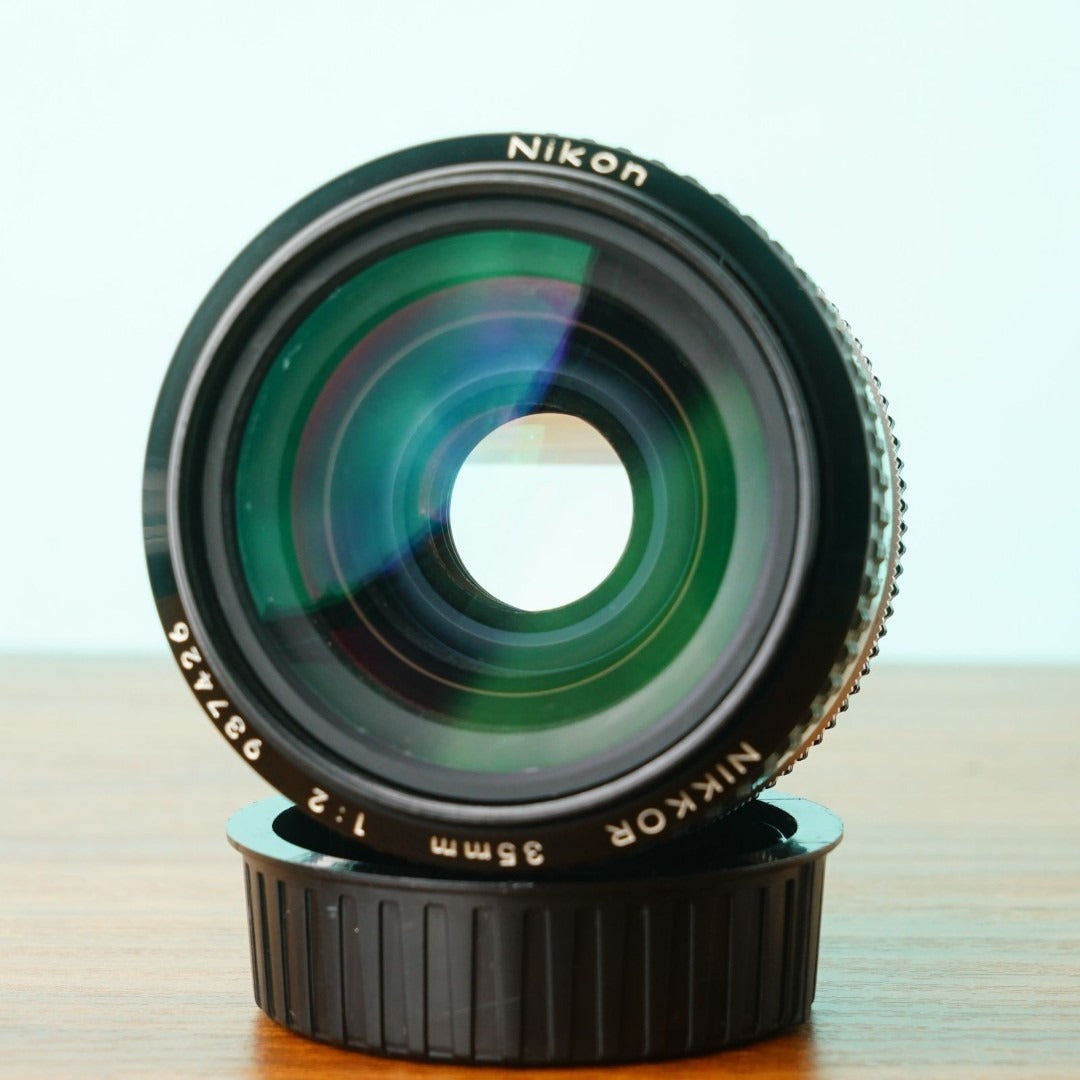 Nikon Ai Nikkor 35mm f/2 (with lens hood) - Filem.sg
