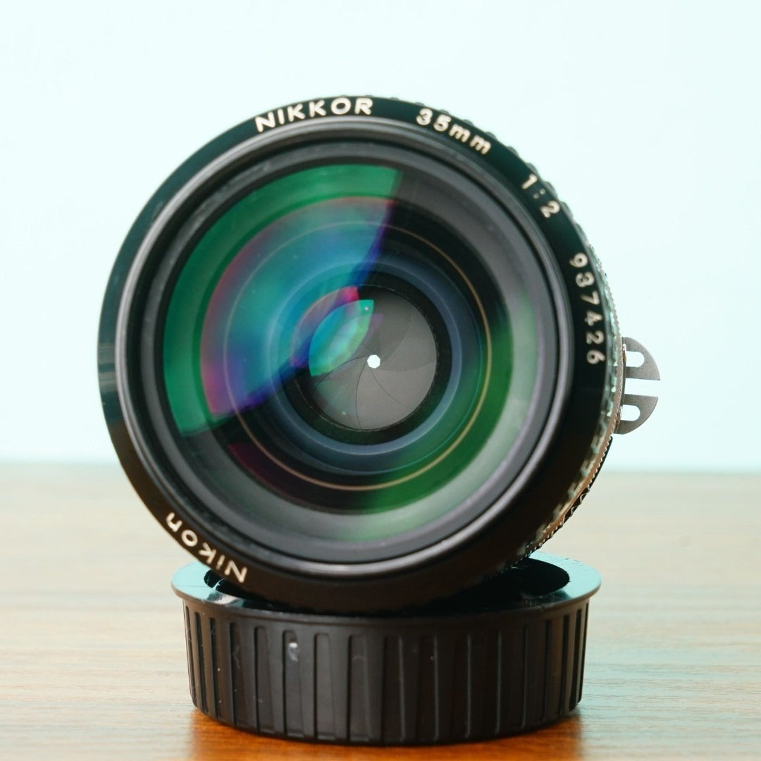 Nikon Ai Nikkor 35mm f/2 (with lens hood) - Filem.sg