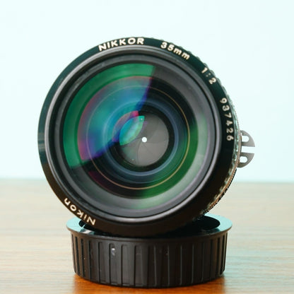 Nikon Ai Nikkor 35mm f/2 (with lens hood) - Filem.sg