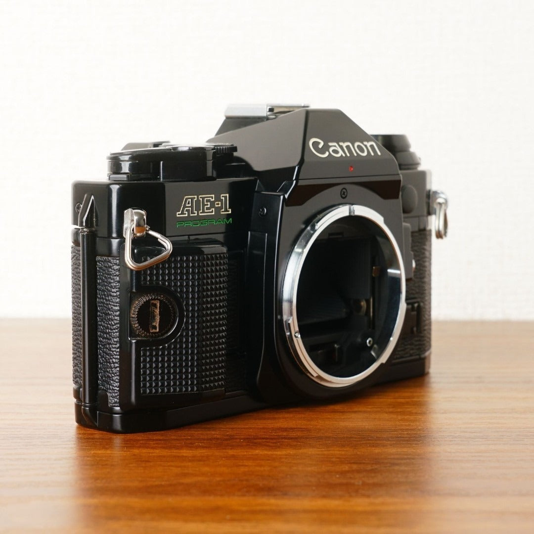 Canon AE-1 Program (Black, with original box) - Filem.sg