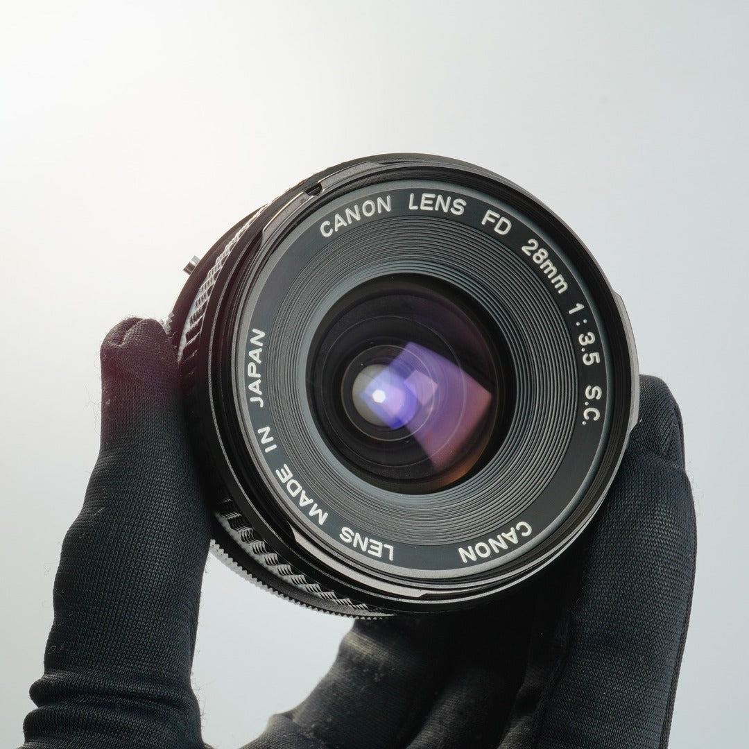 Canon FD 28mm f3.5 S.C. "O" - Filem.sg