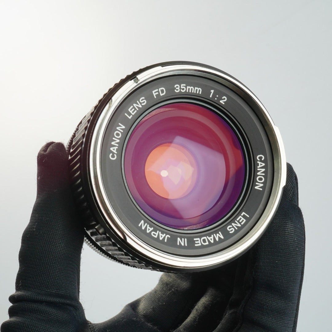 Canon FD 35mm f2 Early Concave "O" - Filem.sg