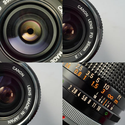 Canon FD 35mm f2 Early Concave "O" - Filem.sg