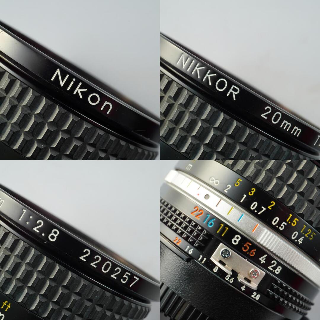 Nikon Ai-S Nikkor 20mm f2.8 - Filem.sg
