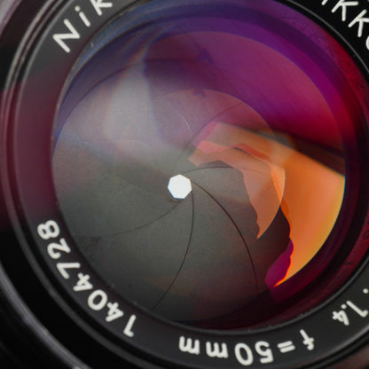 Nikon Ai NIKKOR-S.C Auto 50mm f1.4 - Filem.sg