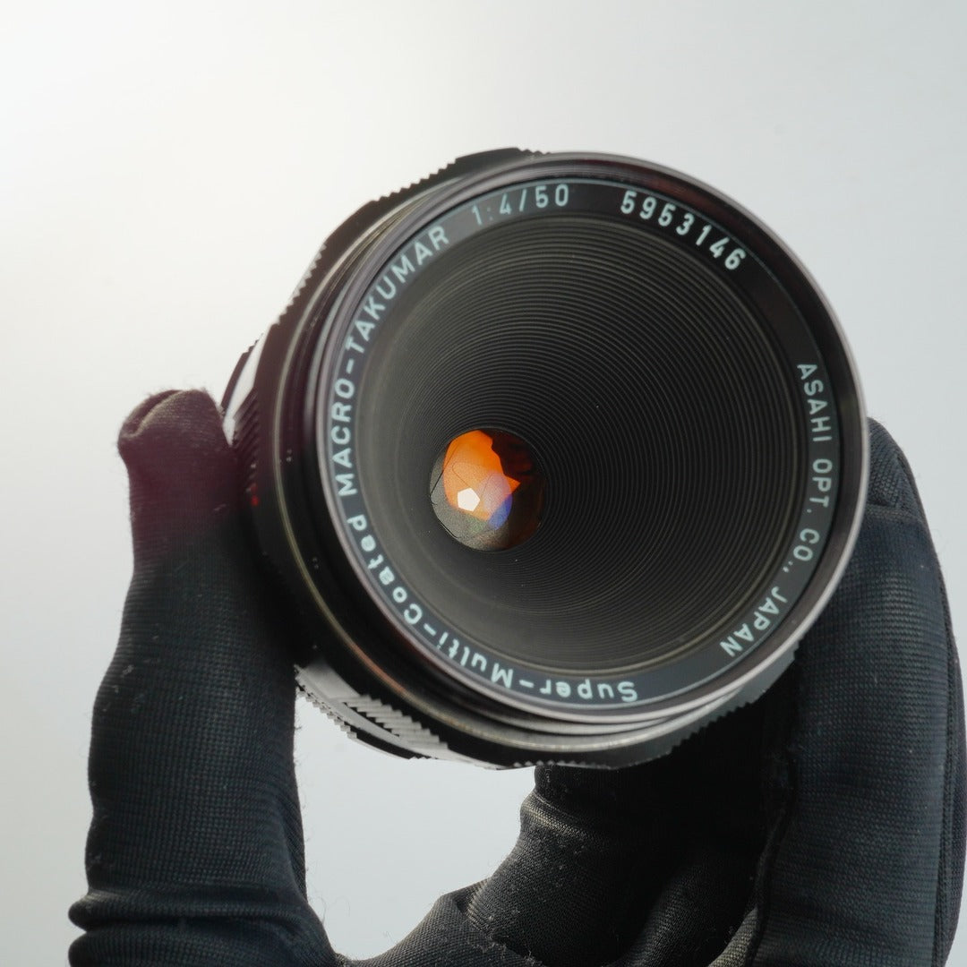 Pentax Super Multi Coated Macro Takumar 50mm f4 M42 - Filem.sg