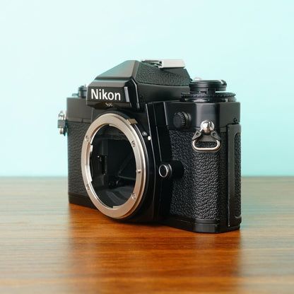 Nikon FE (Black, with strap) - Filem.sg