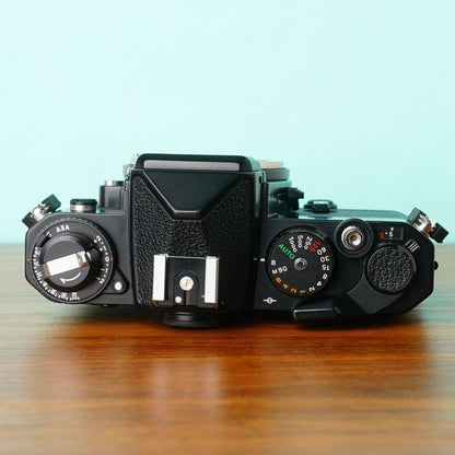 Nikon FE (Black, with strap) - Filem.sg