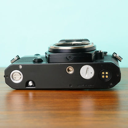 Nikon FE (Black, with strap) - Filem.sg