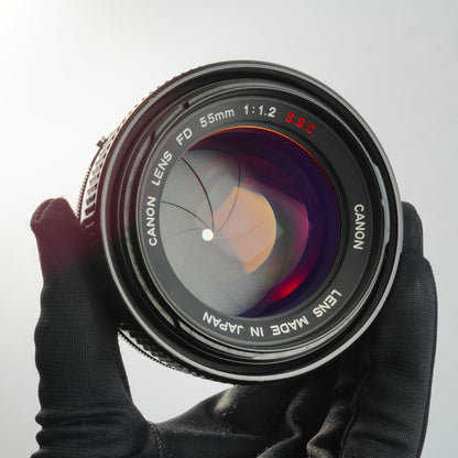 Canon FD 55mm f1.2 S.S.C "O"Mark - Filem.sg