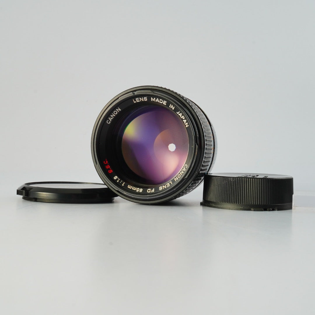 Canon FD 85mm f1.8 S.S.C. - Filem.sg