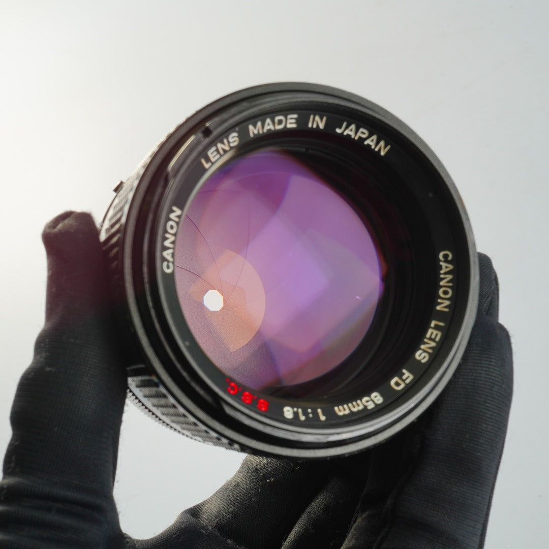 Canon FD 85mm f1.8 S.S.C. - Filem.sg