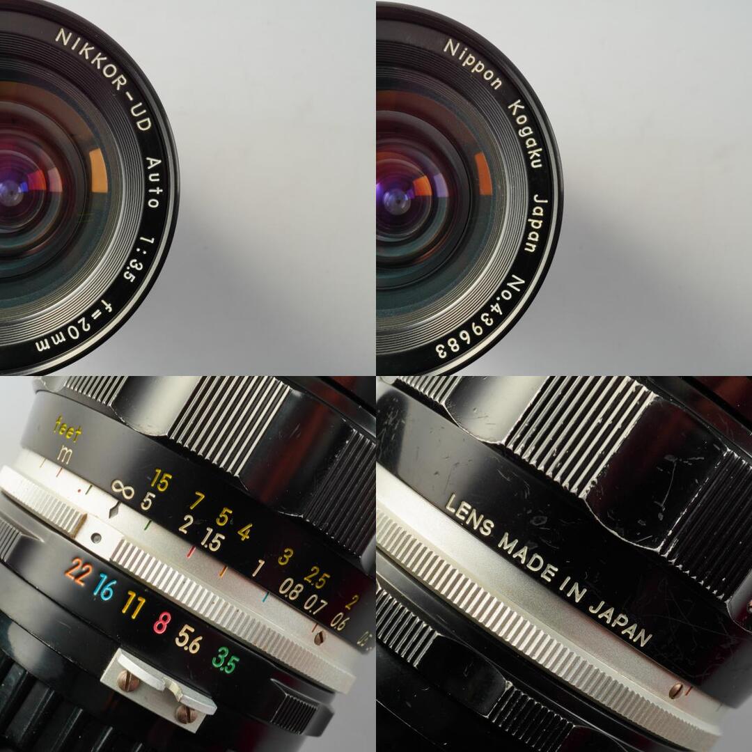 Nikon Ai NIKKOR-UD Auto 20mm f3.5 - Filem.sg