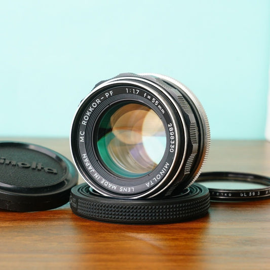 Minolta MC ROKKOR-PF 55mm f1.7 - Filem.sg